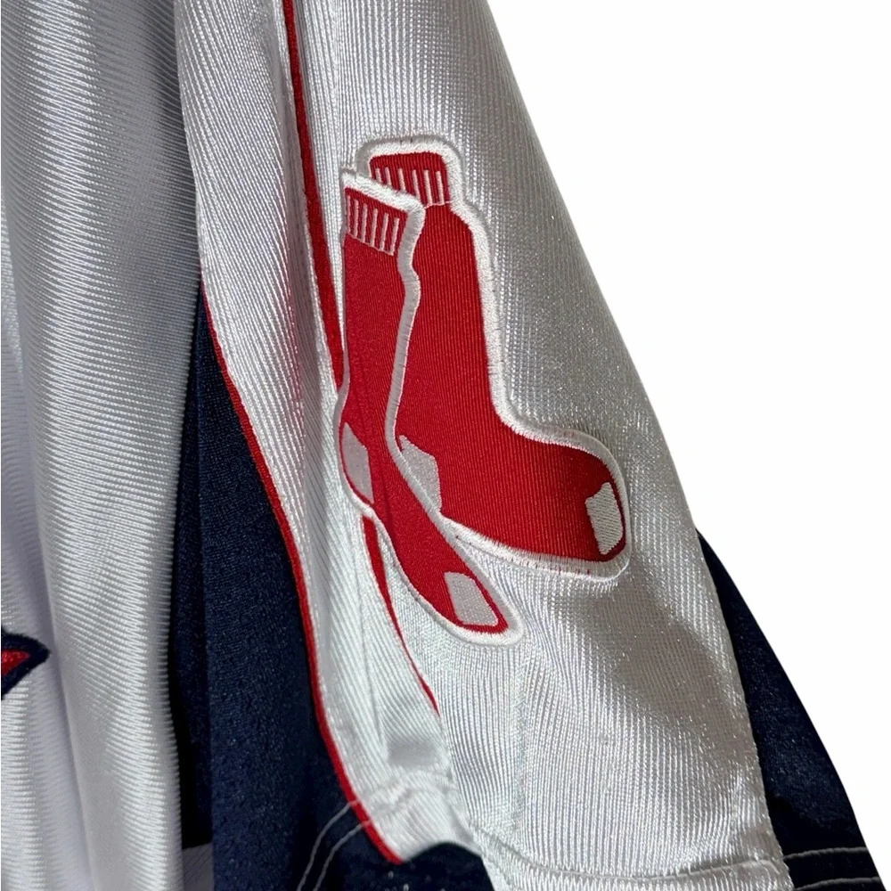 Majestic White Red Sox Baseball Jersey X-Large - Picture 3 of 5
